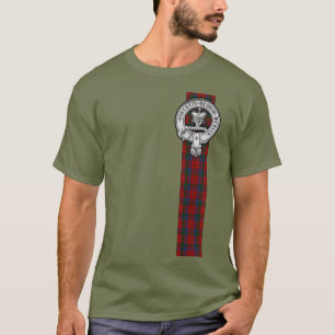 Donnachaidh (Robertson) Red tartan Crest T-Shirt
