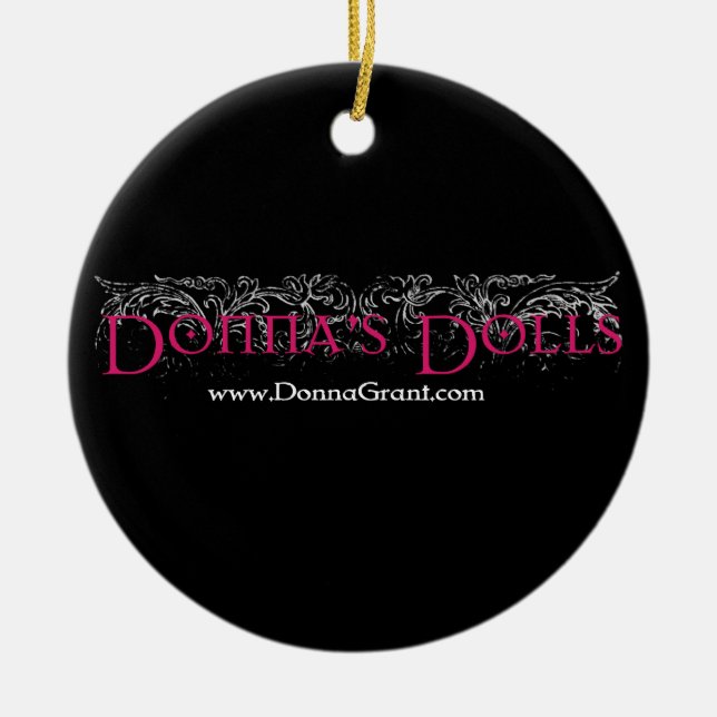 Donna's Dolls Ceramic Tree Decoration (Front)