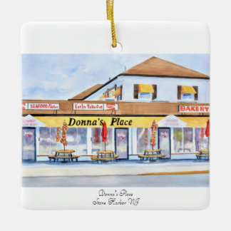 Donna's Place Ceramic Christmas Ornament
