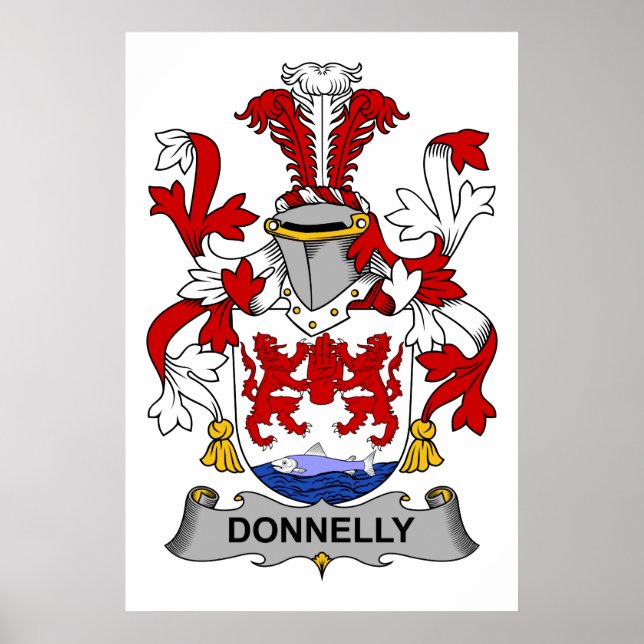 Donnelly Family Crest Poster (Front)