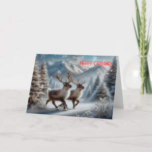 Donner and Blitzen Card