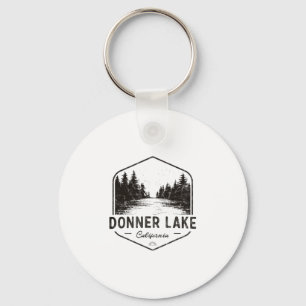 Donner Lake California Outdoors Vintage 1  Key Ring