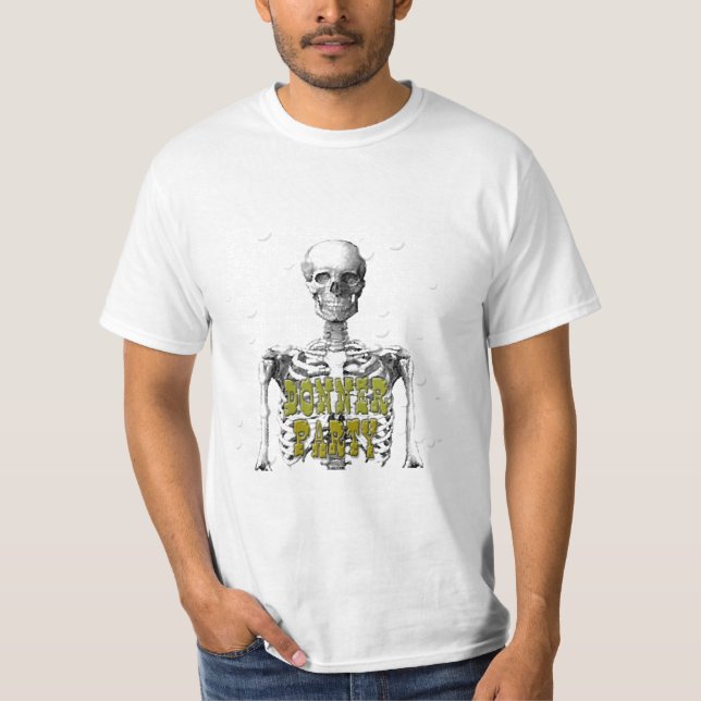 donner party skeleton T-Shirt (Front)