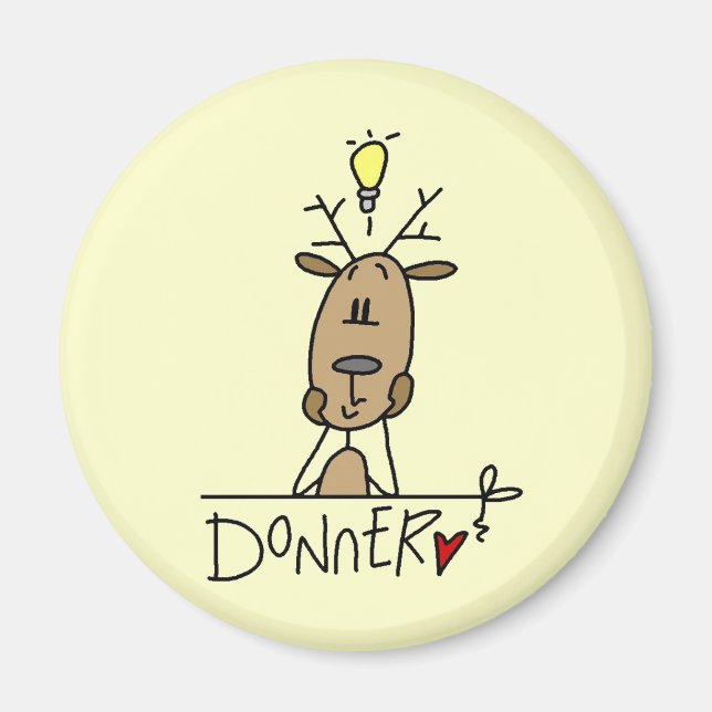 Donner Reindeer Christmas T-shirts and Gifts Magnet (Front)