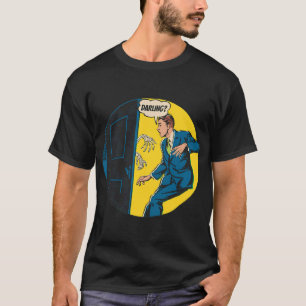 Donnie Darko Frank rabbit minimalist black T-Shirt