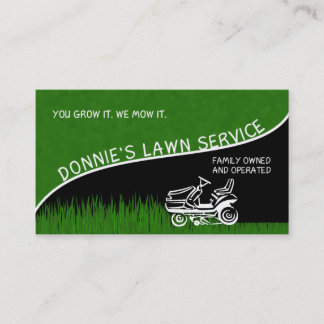 Donnie's Lawn Service Business Card