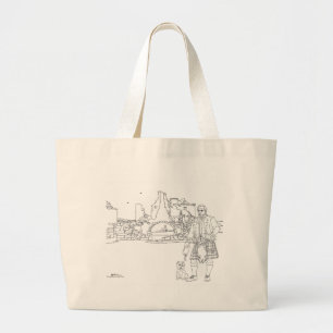 Donnottar Castle, Scotland Tote Bag