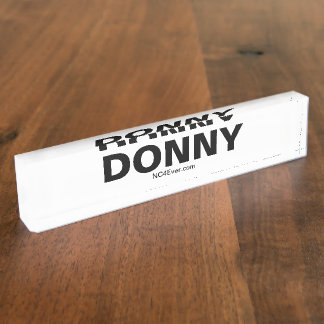 DONNY NAMEPLATE
