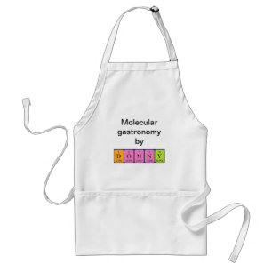 Donny periodic table name apron