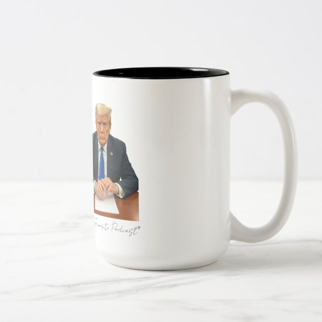 Donny's Favourite Podcast Two-Tone Coffee Mug (Right)