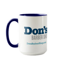 Don's Barber Shop - Blue Coffee Mug