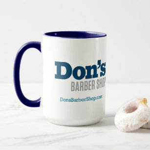 Don's Barber Shop - Blue Coffee Mug