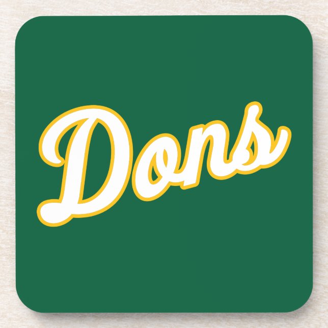 Dons Script Logo Coaster (Front)