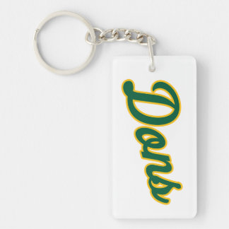Dons Script Logo Key Ring