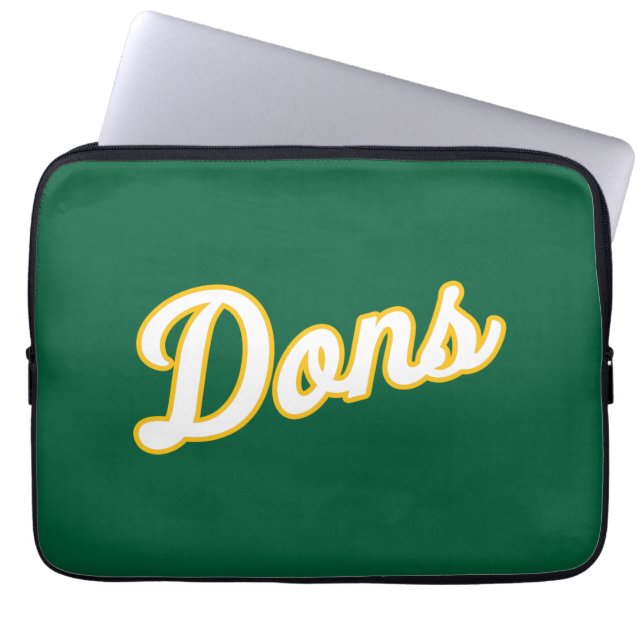 Dons Script Logo Laptop Sleeve (Front)
