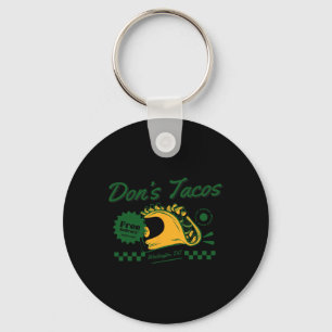 Don's Tacos - Funny Patriotic Let's Go Taco Tariff Key Ring