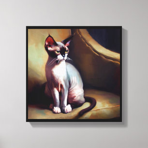 Donskoy Cat  Canvas Print