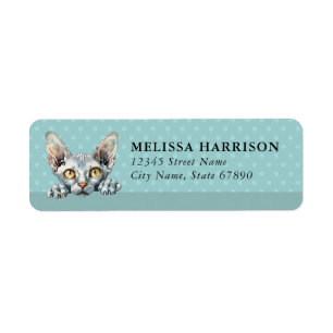 Donskoy Cat Return Address Labels