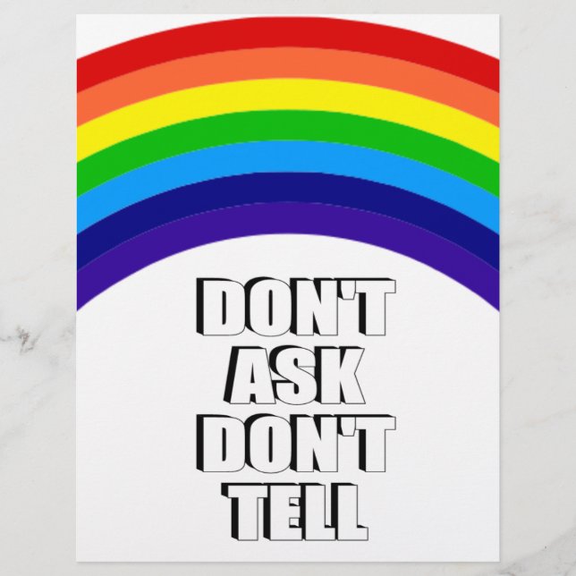 Don't Ask Don't Tell (Front)