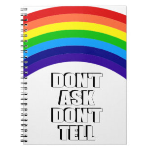 Don't Ask Don't Tell Notebook