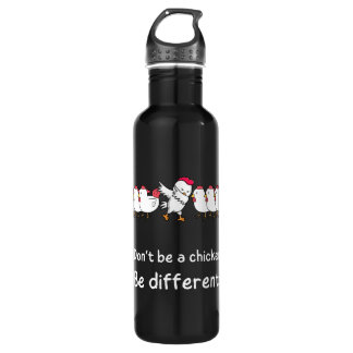 Don't be a chicken, be different! 710 ml water bottle