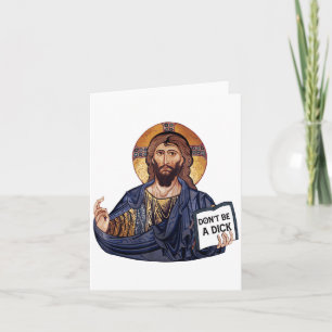 Dont Be A Jesus Book Card