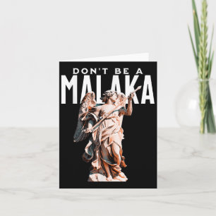 Dont Be A Malaka Funny Greek Sayings Ancient Greec Card