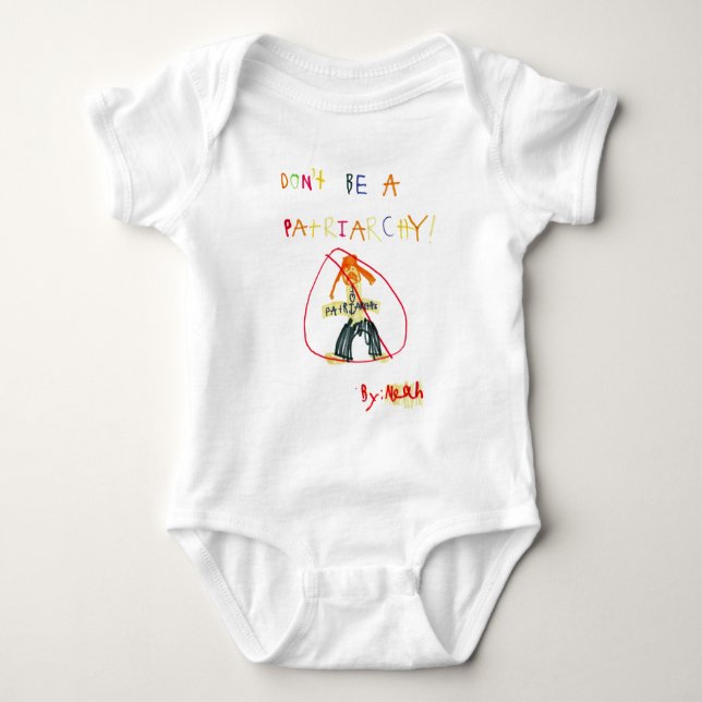 Don't Be a Patriarchy Baby Bodysuit (Front)