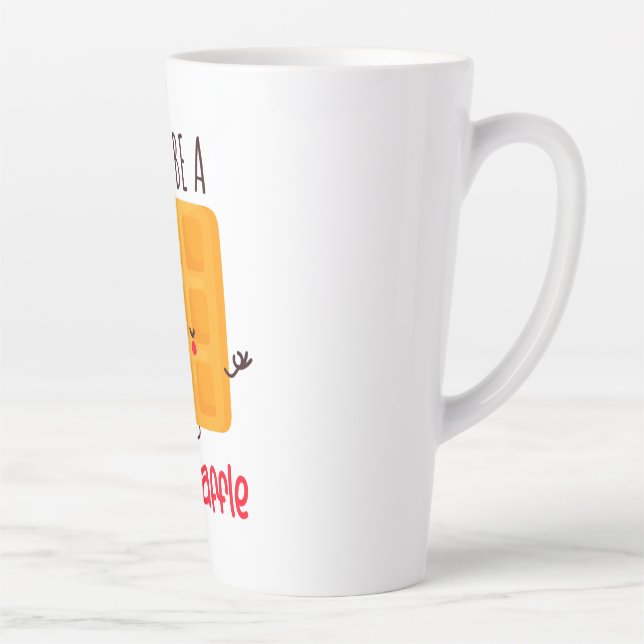 Don't Be A Twatwaffle Latte Mug (Right)