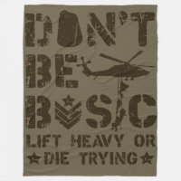 Don't Be Basic: Lift Heavy Or Die Trying Woobie