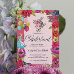 Don't Be Late Vintage Alice In Onederland Invitation<br><div class="desc">Invite your guests to your very important date with our beautifully designed Don't Be Late vintage Alice in Wonderland-themed birthday invitation. Perfect for an Alice in Wonderland-themed wedding. Design features a mix of our own hand-drawn original florals and artwork. We've meticulously restored the iconic Alice in Wonderland vintage illustrations by...</div>