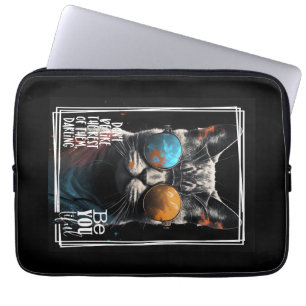 Don't be like the rest of them be like you-tiful! laptop sleeve
