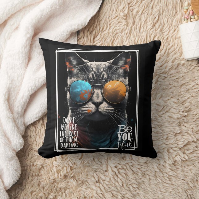 Don't be like the rest of them be like yourself! cushion (Blanket)