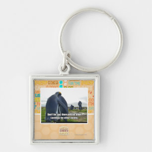 Don't be Sad Key Ring