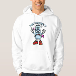 Don't Be Salty, Funny Illustration Hoodie