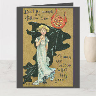 Don't Be Scared On Halloween Card