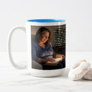 Don't be troubled Two-Tone coffee mug