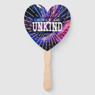 Don't Be Unkind Hand Fan