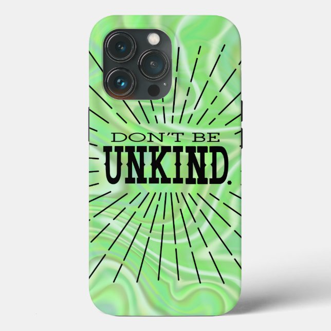 Don't Be Unkind Quote LifeProof iPhone Case (Back)