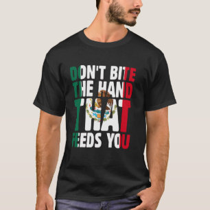 Don't Bite The Hand That Feeds You Immigration Ice T-Shirt
