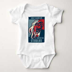 Don't Blame Me, I voted for Cthulhu Baby Bodysuit