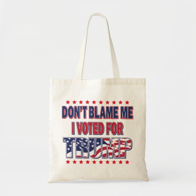 Don't-Blame-Me Tote Bag (Front)