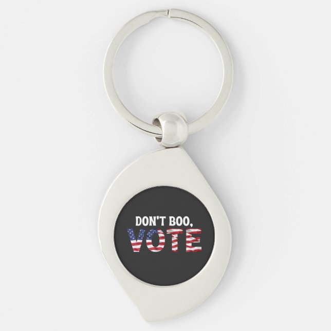 Don't Boo Vote - Do Not Boo Vote Obama Saying  Key Ring (Front)