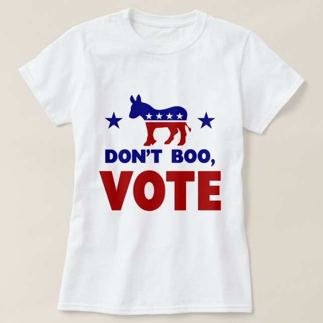 Dont Boo, VOTE T-Shirt (Design Front)
