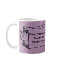 Don't Bother Me Cat in a Bag Mug for Introverts!