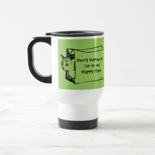Don't Bother Me Cat in a Bag Mug for Introverts!