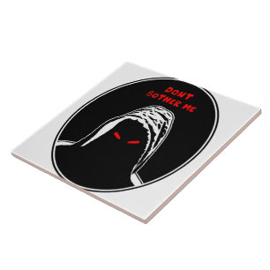 Dont bother me concept illustration tile