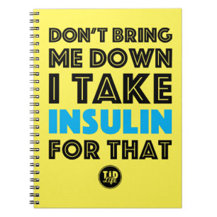 Don't Bring Me Down [Yellow/Cyan] Notebook
