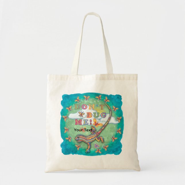 Don't bug me Lizard  Tote Bag (Front)