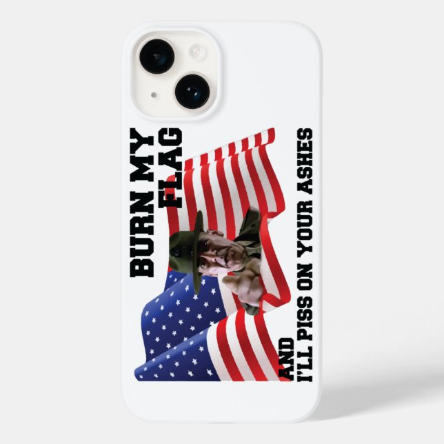 Don't burn my flag  Case-Mate iPhone case (Back)